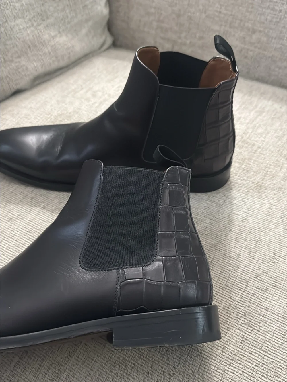 Taft Black Chelsea Boots - Smooth Leather Ankle Boots